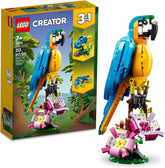 LEGO Creator 3In1 Exotic Parrot Building Kit for Ages 7+